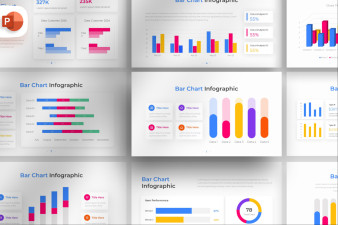 Bar Chart PowerPoint Infographic Template